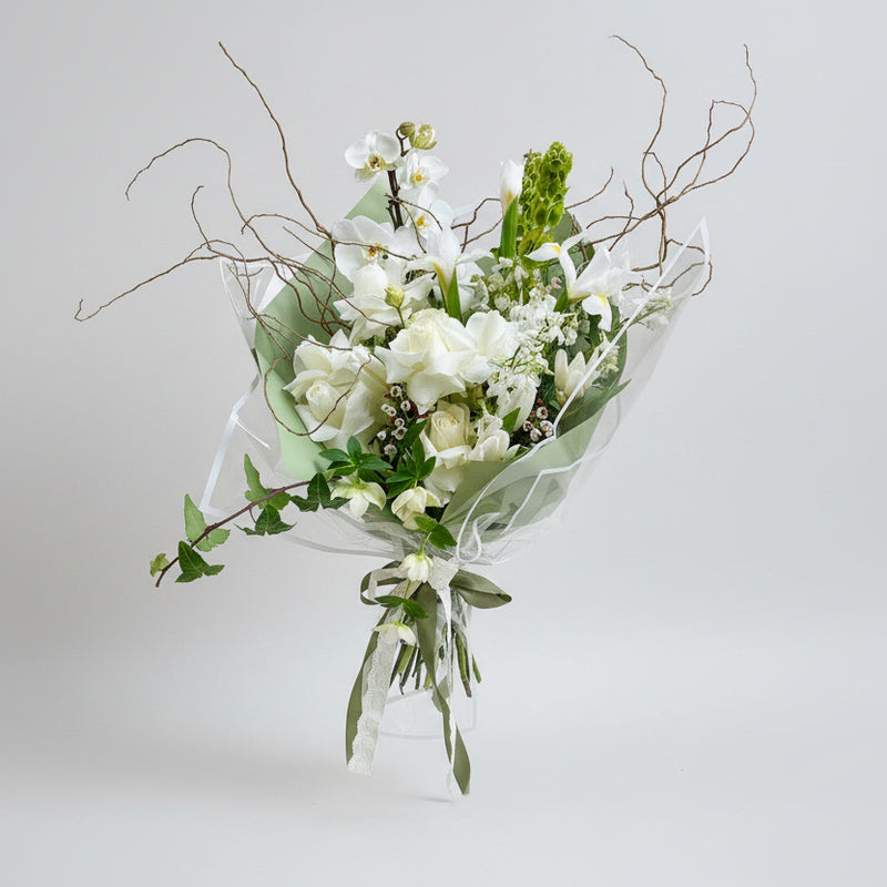 All White Bouquet